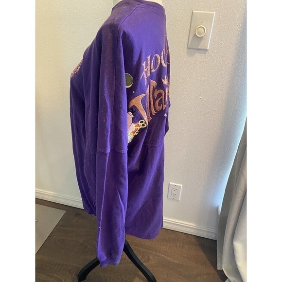 DISNEY Halloween Party Hocus Pocus Villain Spelltacular Spirit Jersey Sz L RARE - Picture 5 of 12